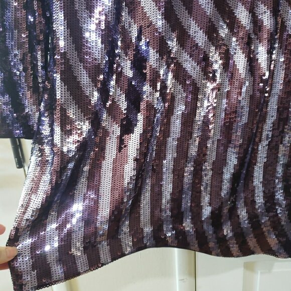 & Other Stories Dress Purple Sequin Los Angeles Atelier Mini Night Out Party 10 - Picture 4 of 8